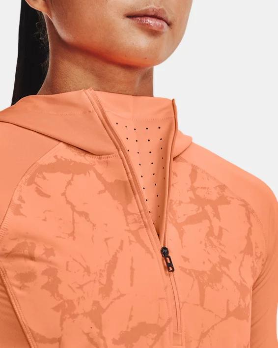 Women's UA OutRun The Cold Hooded ½ Zip Product Image