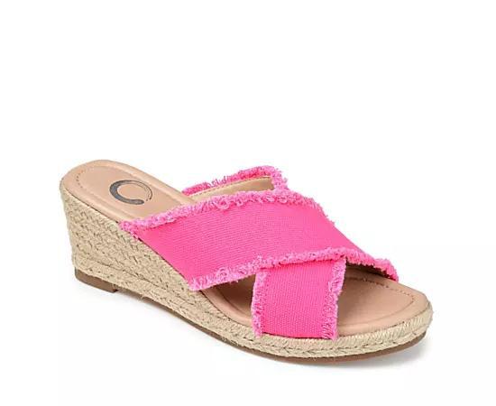 Journee Shanni Womens Wedge Sandals Product Image