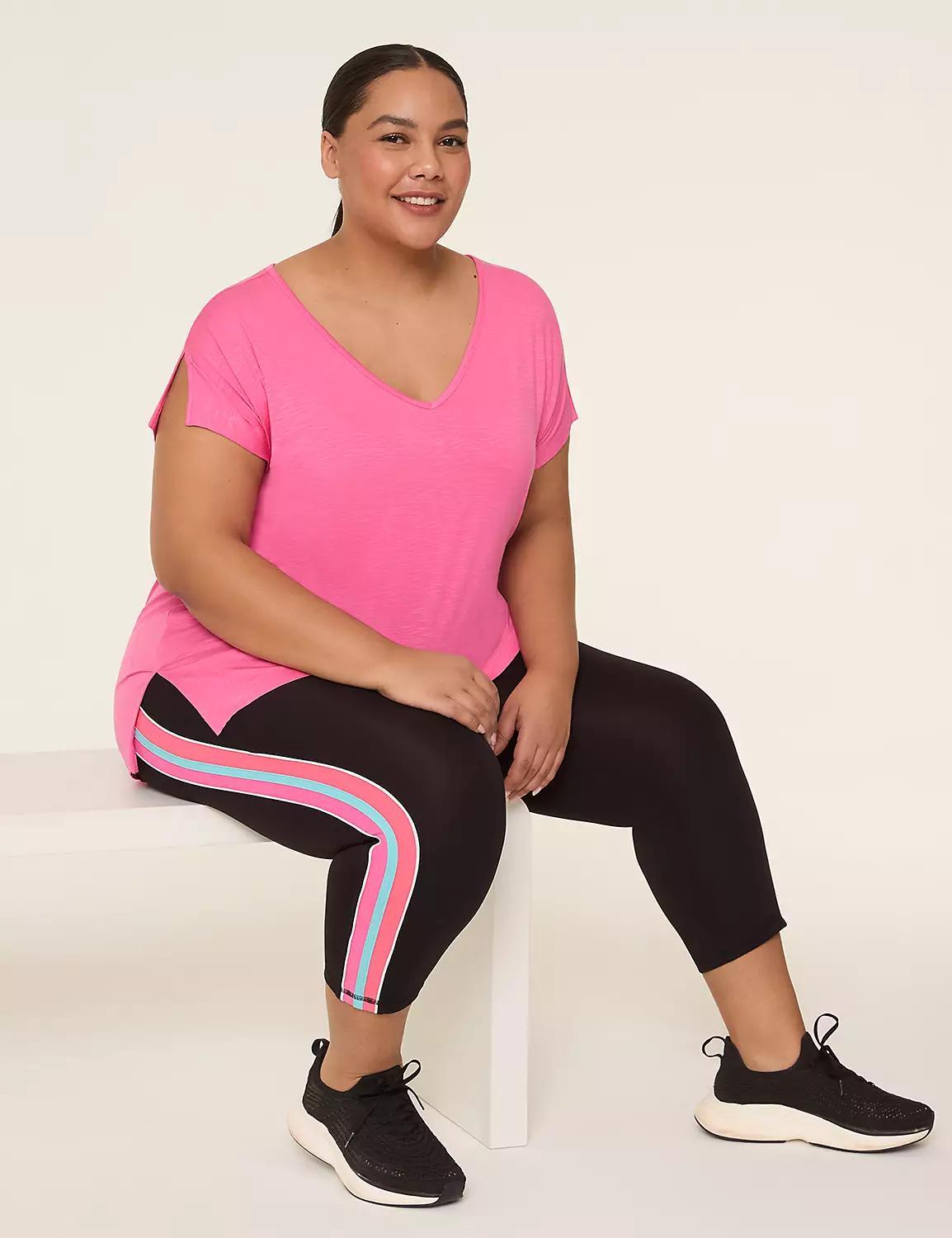 V-Neck Cold-Shoulder Top Product Image