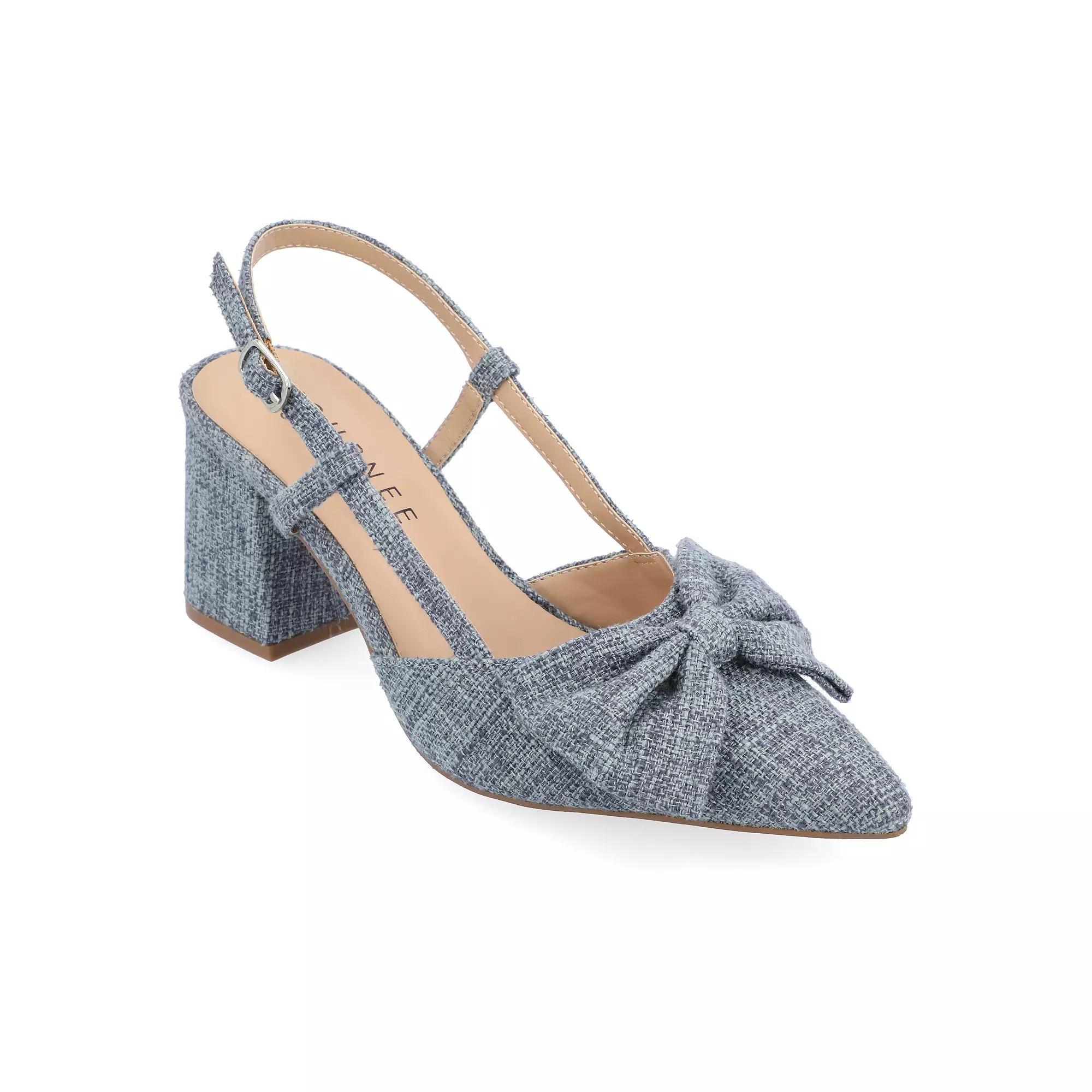 Journee Tailynn Women's Dressy Pumps, Size: 12 Wide, Grey Product Image