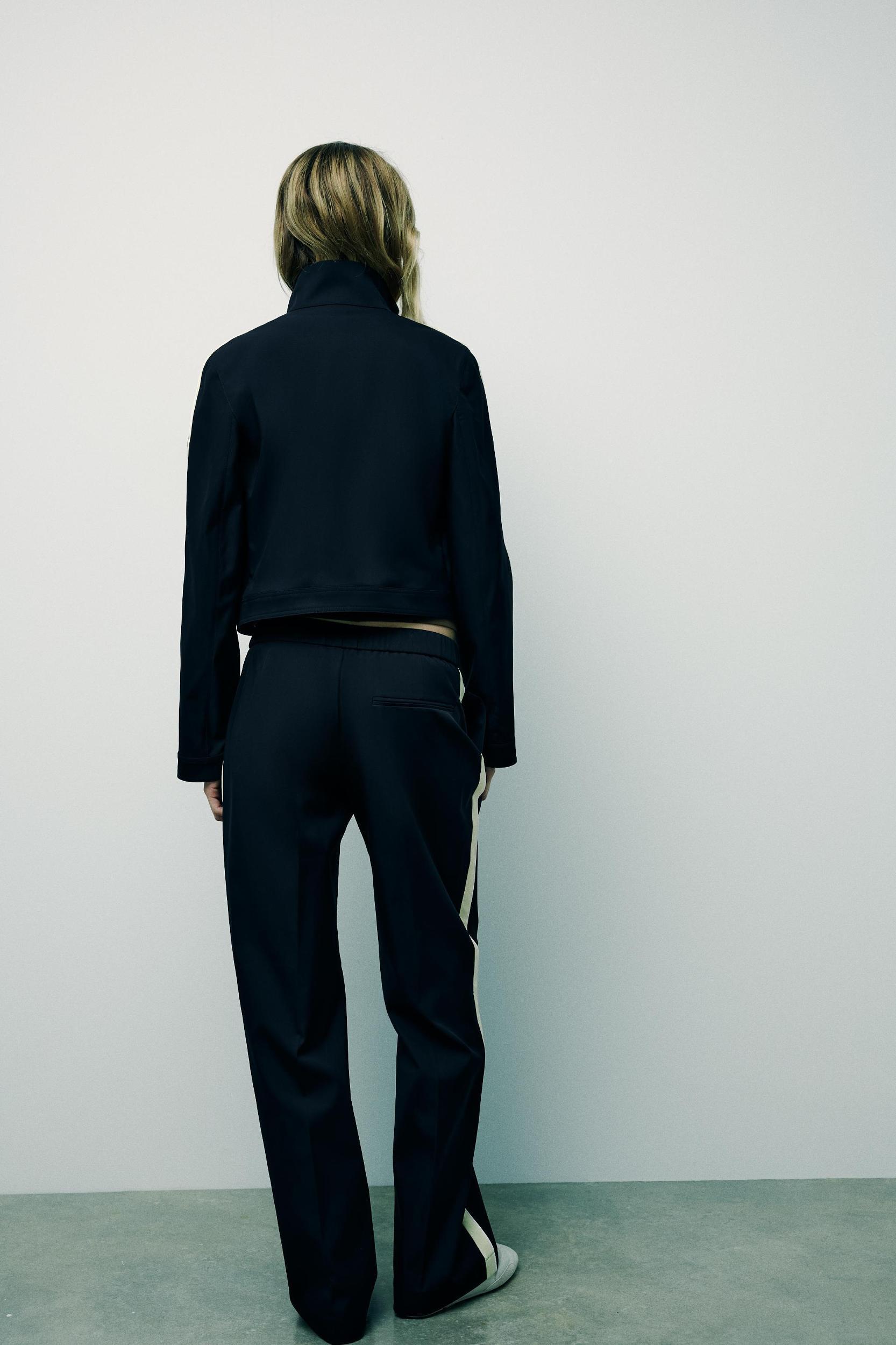 JACKET WITH SIDE STRIPES Product Image