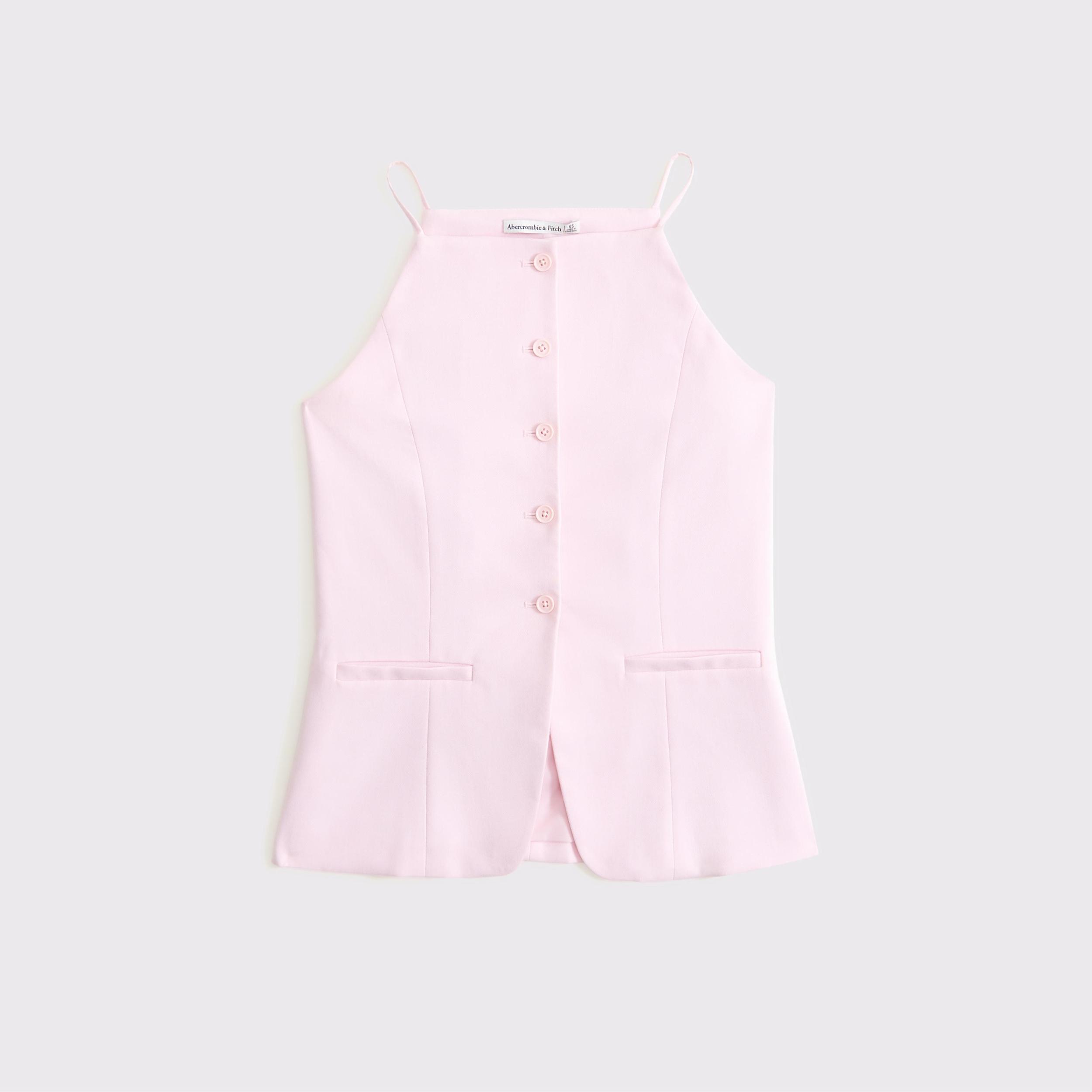 High-Neck Suiting Vest Product Image