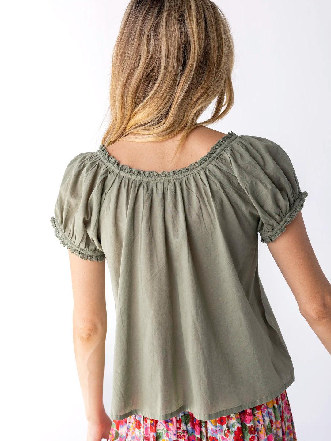 Sweet Nothings Embroidered Cotton Top Product Image