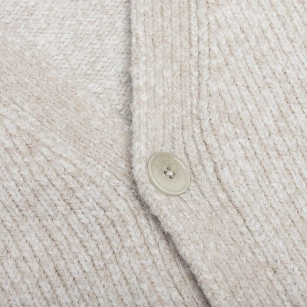 Wool Blend Cardigan - Light Taupe Male Product Image