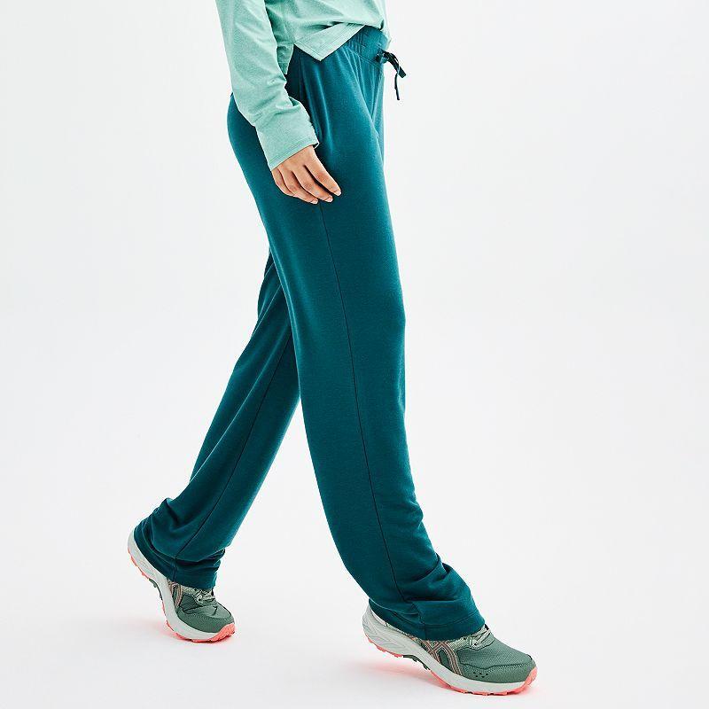 Women's Tek Gear® French Terry Open Hem Pant, Size: XXL, Grey Gray Product Image