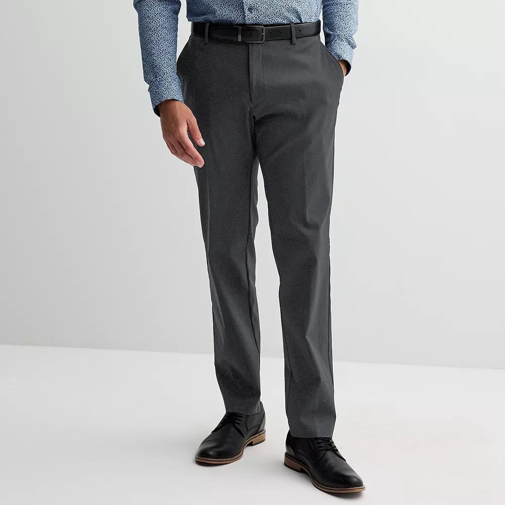 Men's Apt. 9® Premier Flex Slim-Fit Stretch Dress Pants, Size: 32X30, Grey Product Image