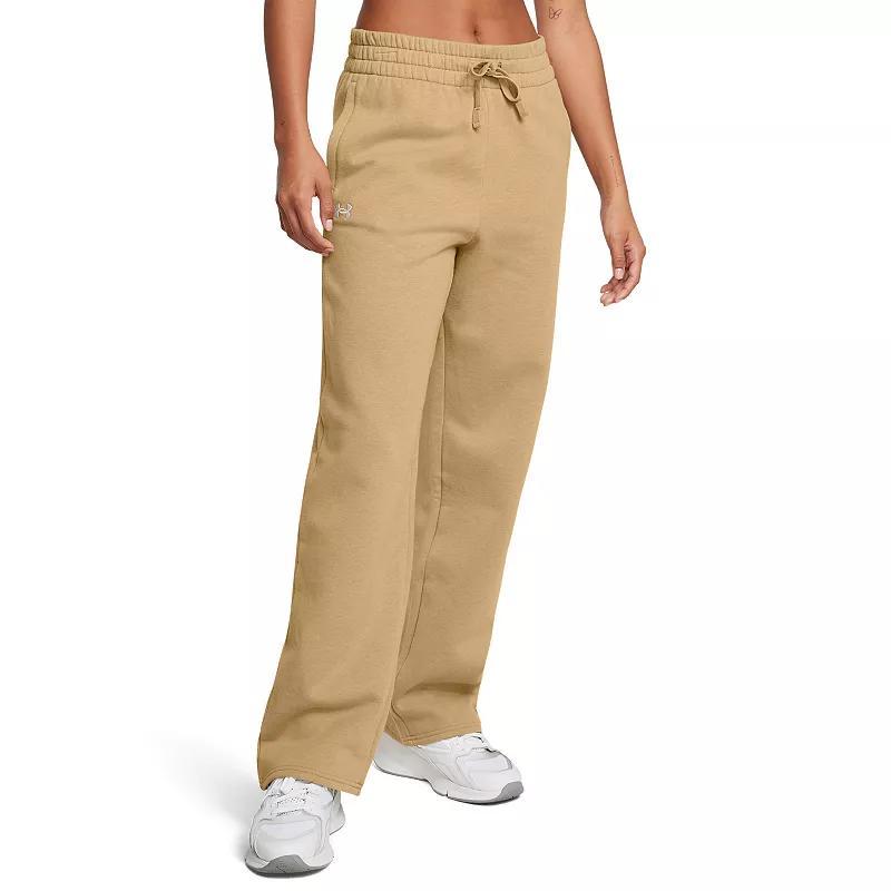 Womens UA Rival Fleece Straight Leg Pants Product Image