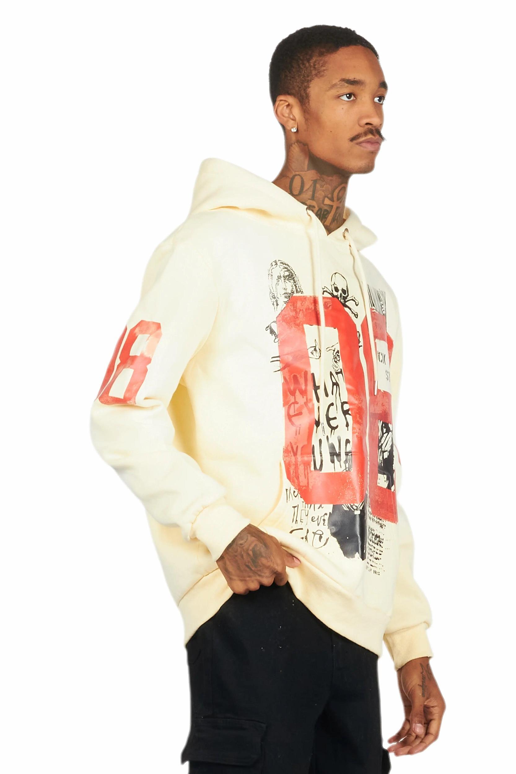 Grill Sand Graphic Hoodie Male Product Image