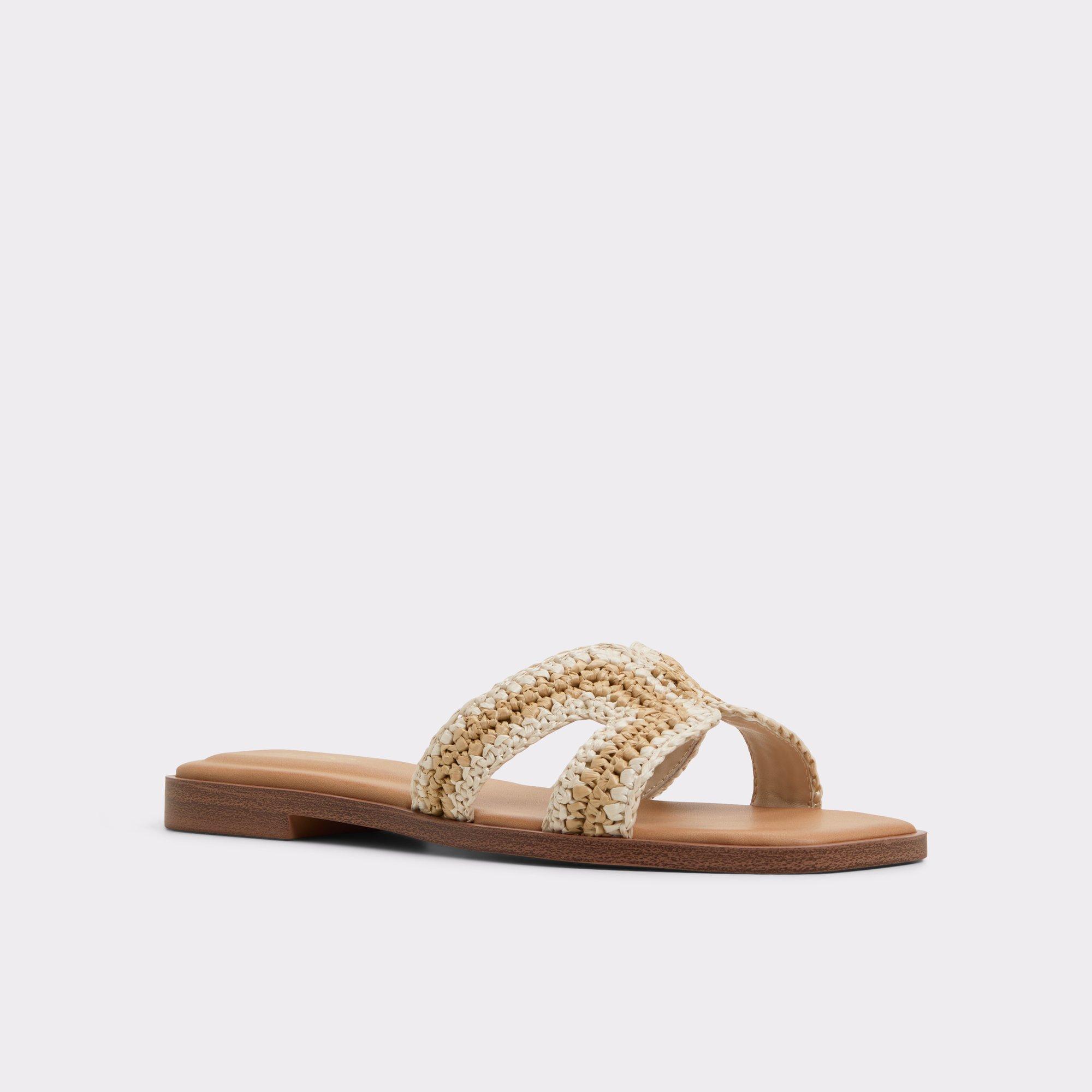ALDO Itsandal - Women's Flat Sandals - Beige, Size 12 Product Image
