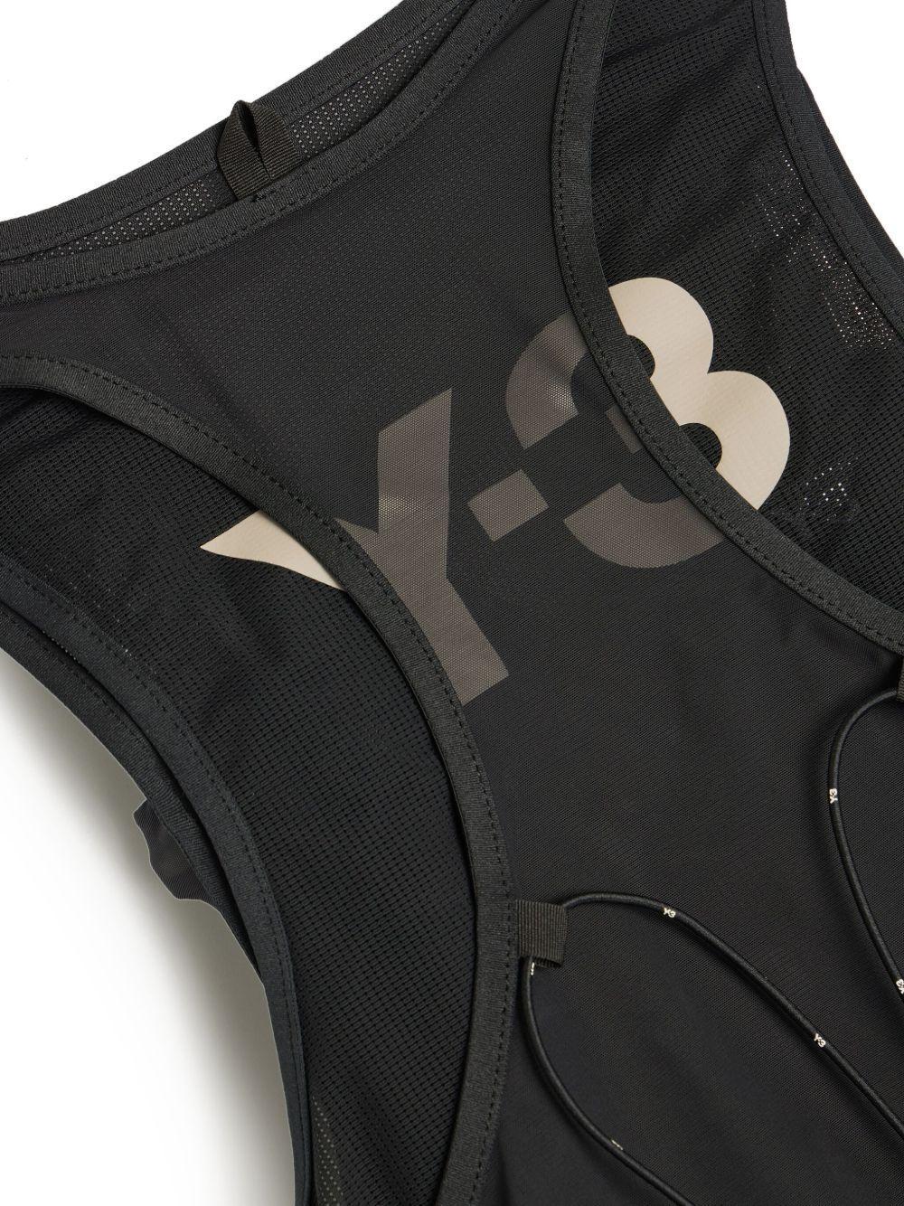logo-print running vest Product Image