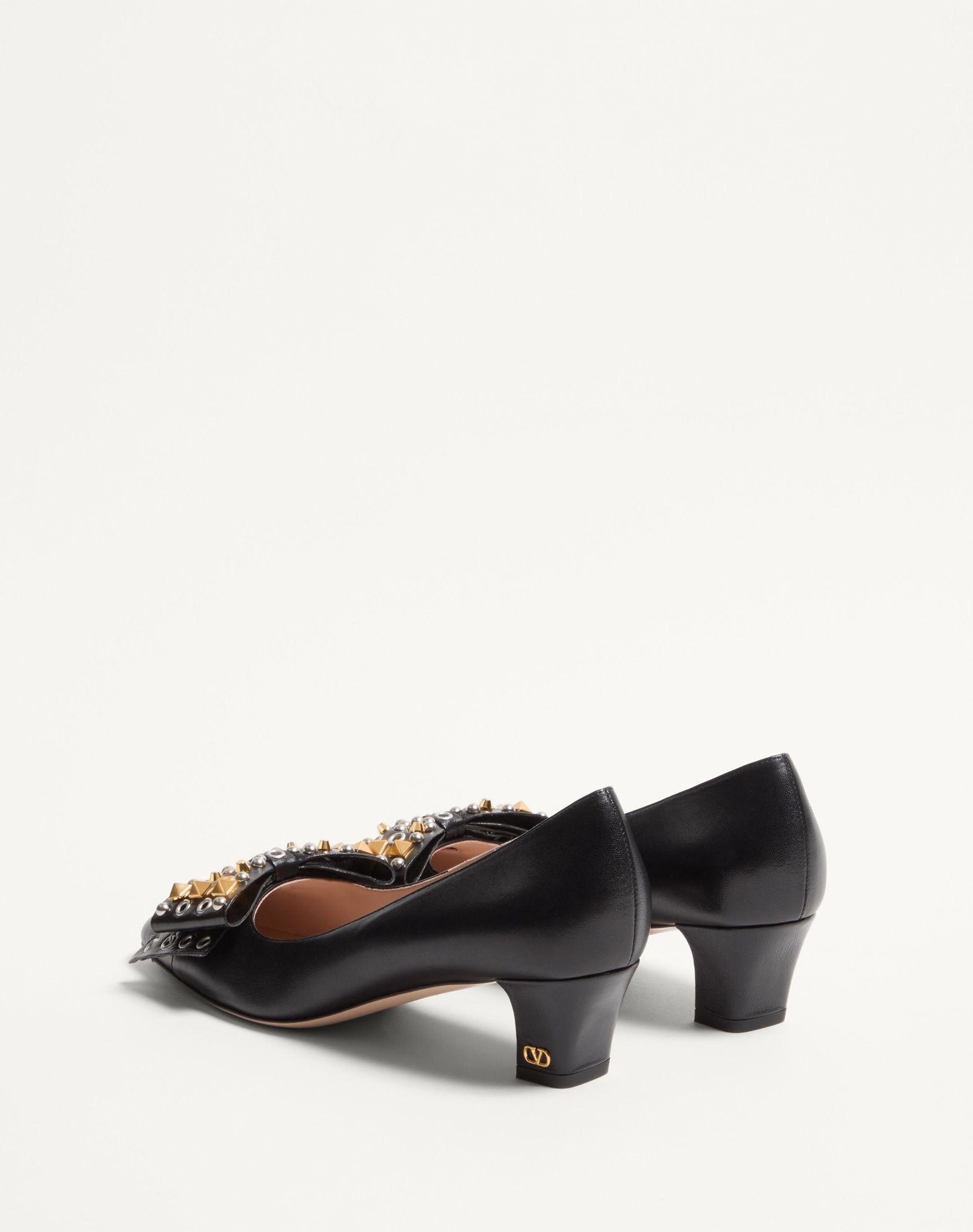 Bowow Pump In Kidskin With Studs 45Mm Product Image