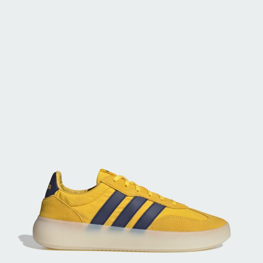 adidas Barreda Decode Men's Sportswear Shoes, Size: 12, Utility Yellow Blue Product Image