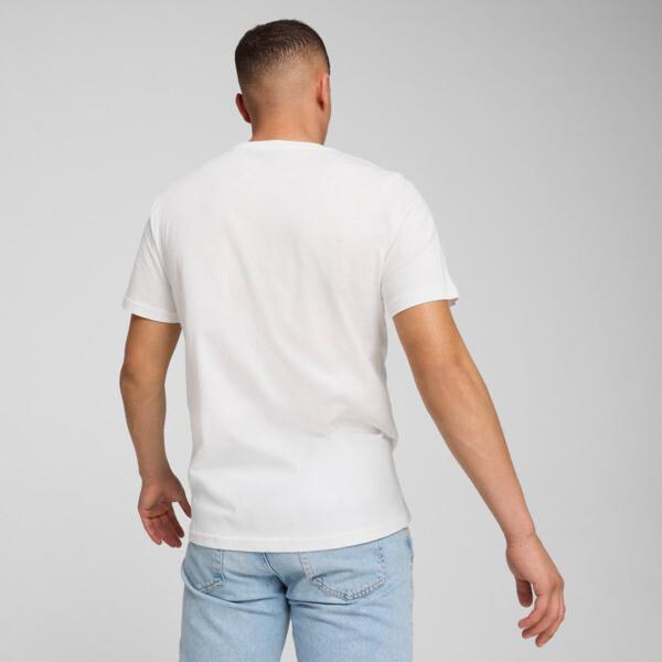 PUMA C.D. Guadalajara ftblCULTURE Men's T-Shirt in White/For All Time Red Product Image