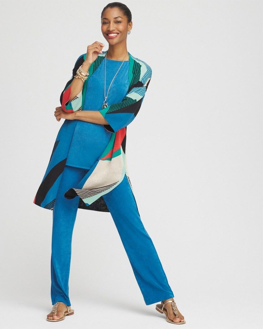 Travelers™ Collection Blocked Kimono Cardigan Product Image
