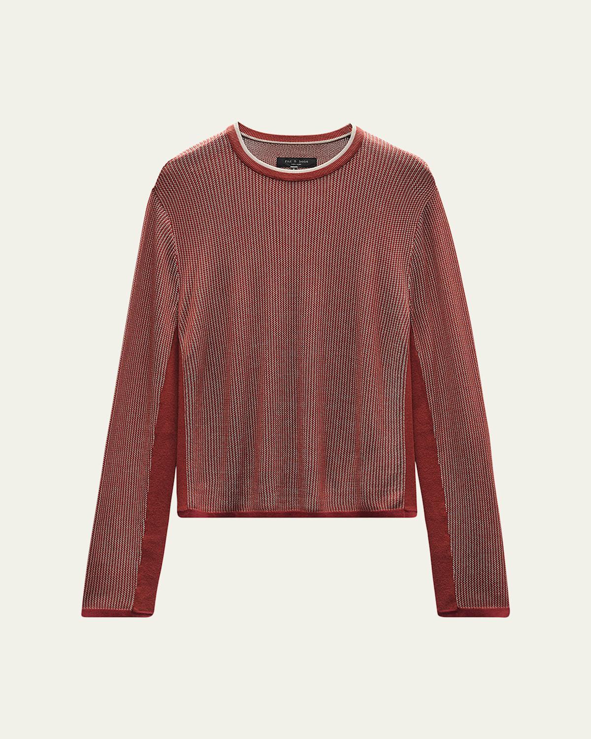 Mens Harvey Cotton-Blend Crewneck Sweater Product Image
