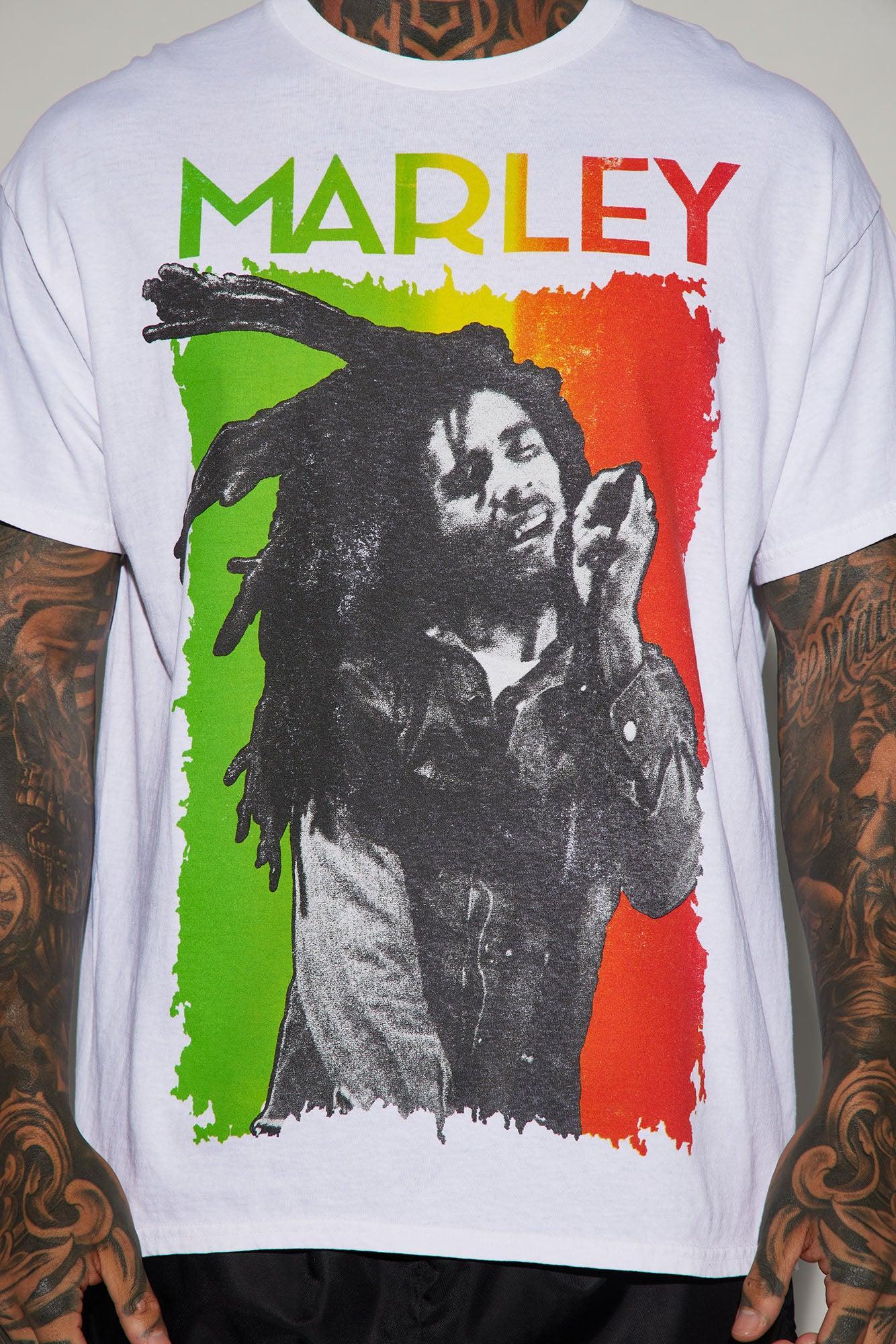 Bob Marley Buffalo Soldier Short Sleeve Tee - White Product Image