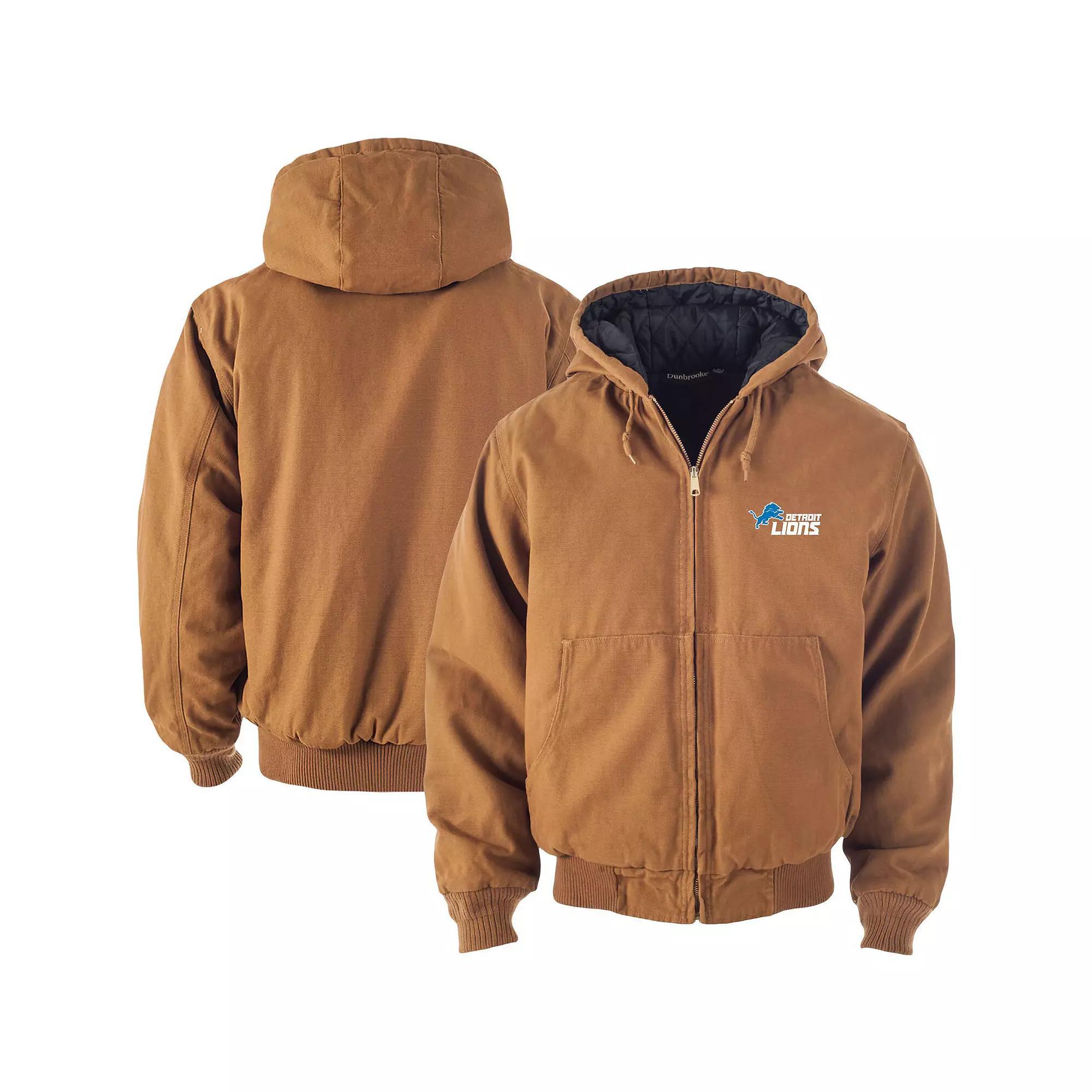 Men's Dunbrooke Tan Buffalo Bills Big & Tall Dakota Canvas Hoodie Full-Zip Jacket, Size: XLT, Team Product Image