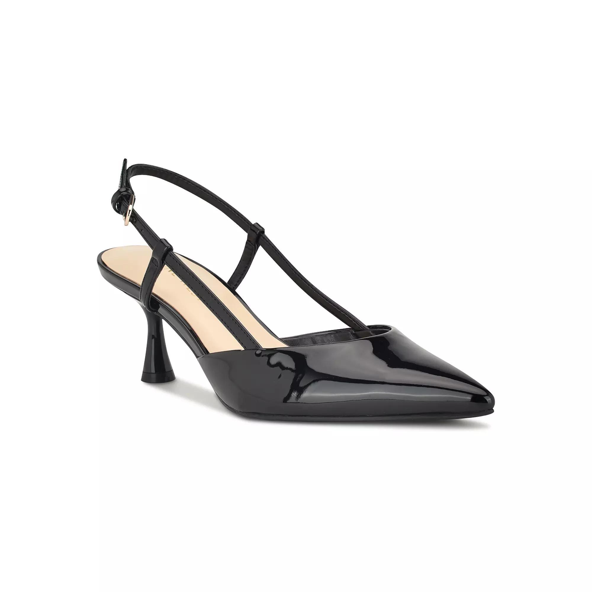 Nine West Rowen Women's Slingback Dress Pumps, Size: 5.5, Black 002 Product Image