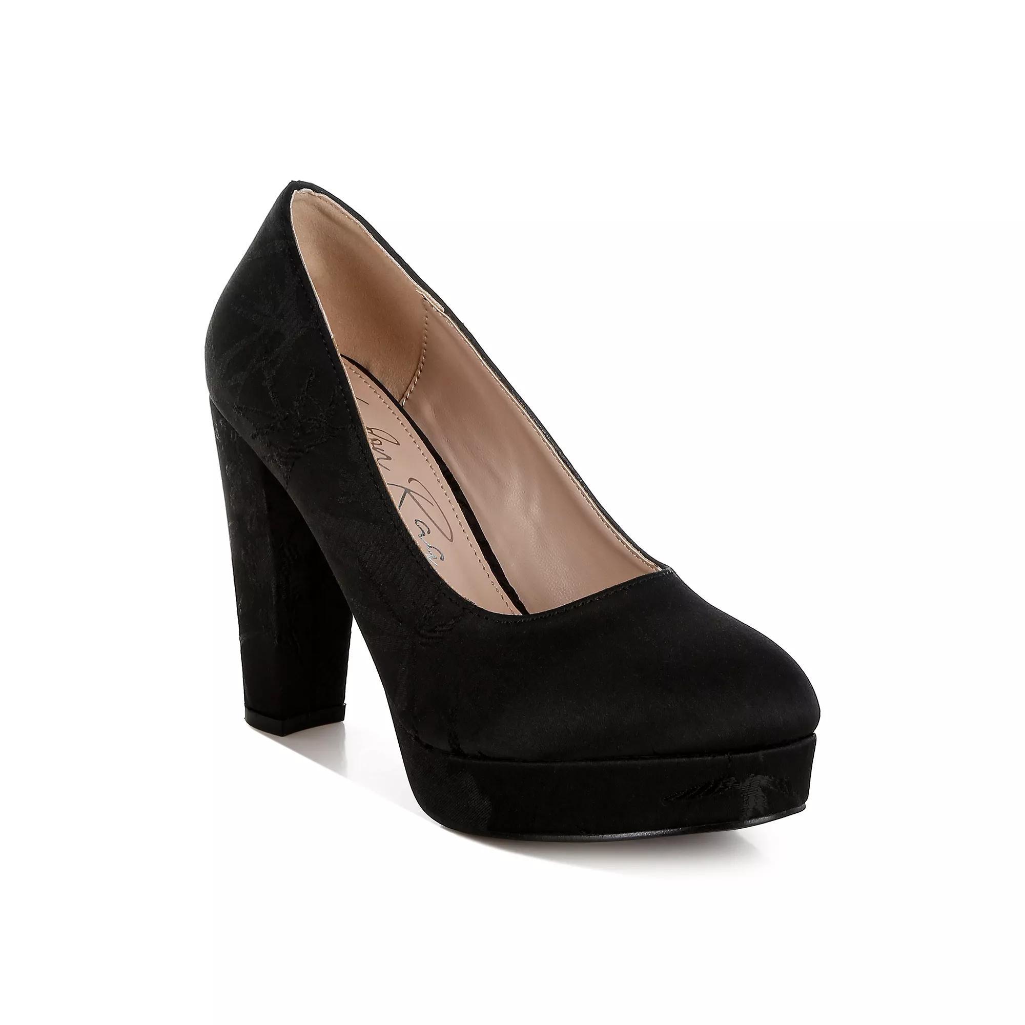 London Rag Jastour Women's High Heel Pumps, Size: 9, Black Product Image