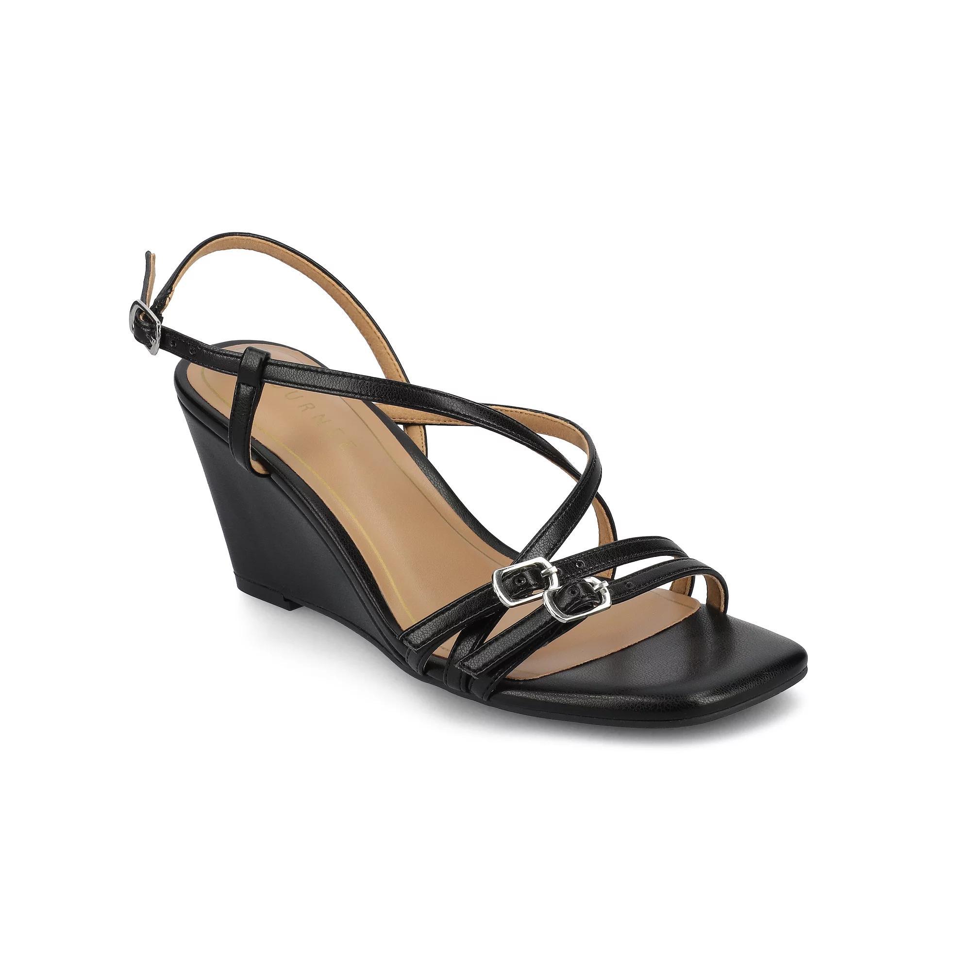 Journee Collection Womens Clinnne Wedge Sandal Product Image