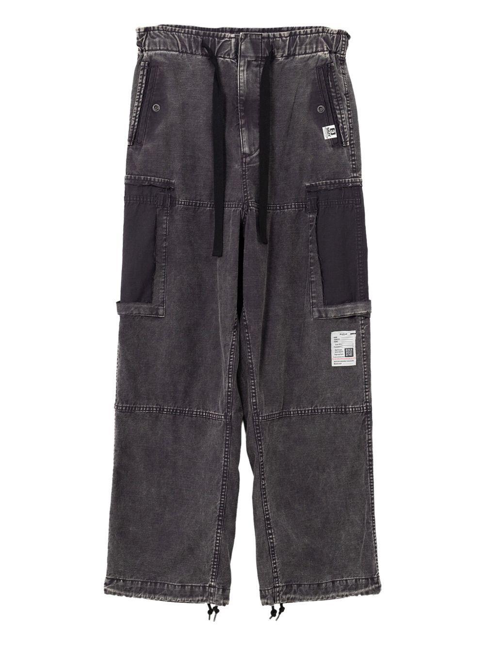 panelled drawstring jeans Product Image