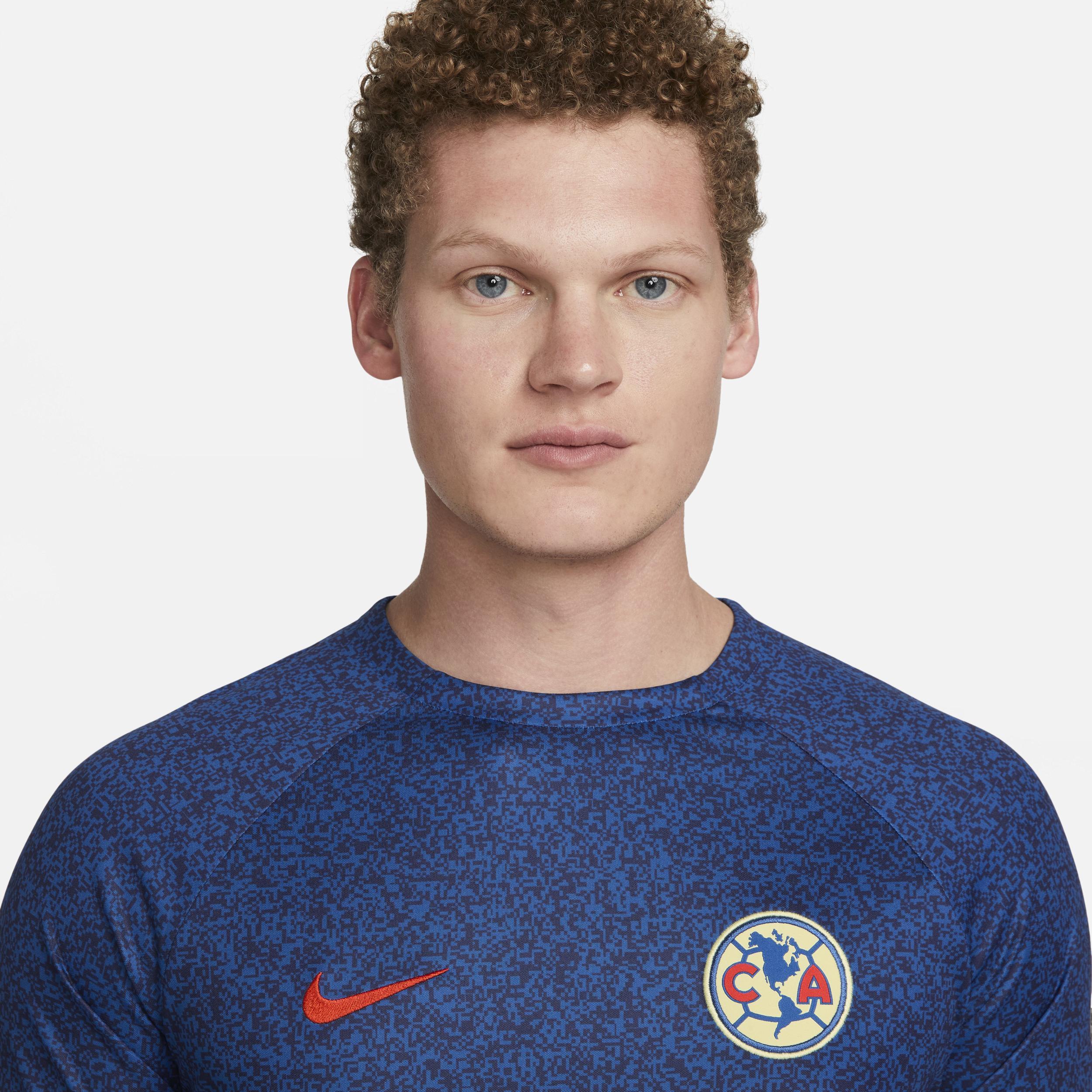 Men's Nike Blue Club America 2023 Academy Pro Pre-Match Top, Size: XL, Caf Blue Product Image