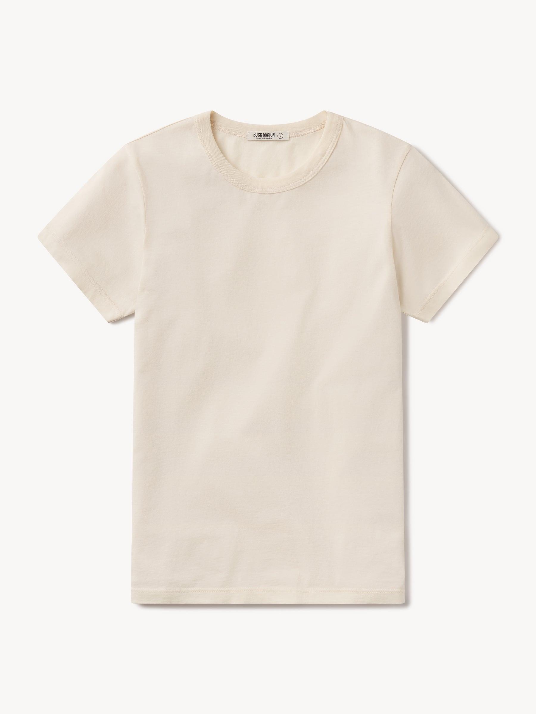 Natural Venice Wash Pima Slim Crew Product Image