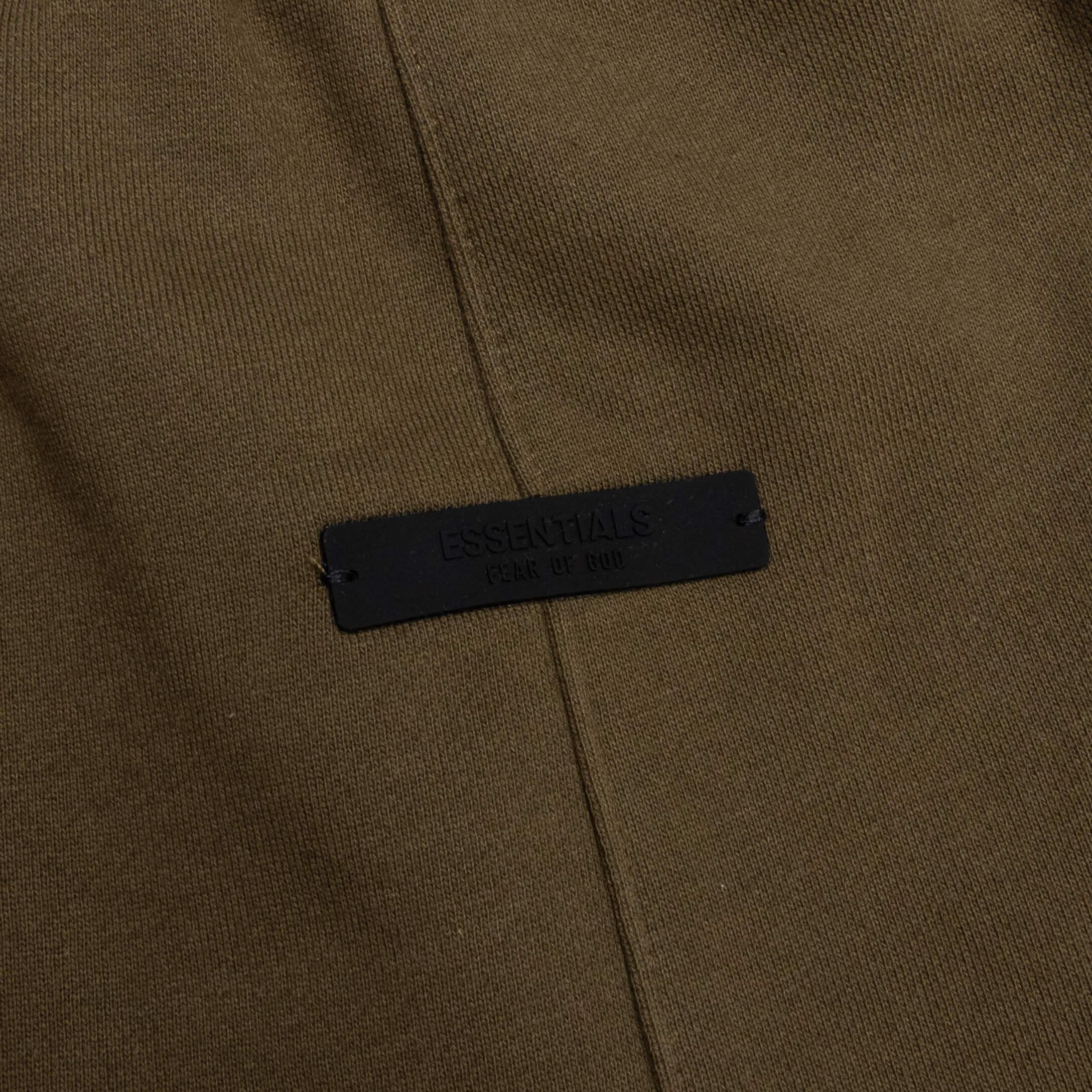Fleece Soccer Short - Olive Male Product Image