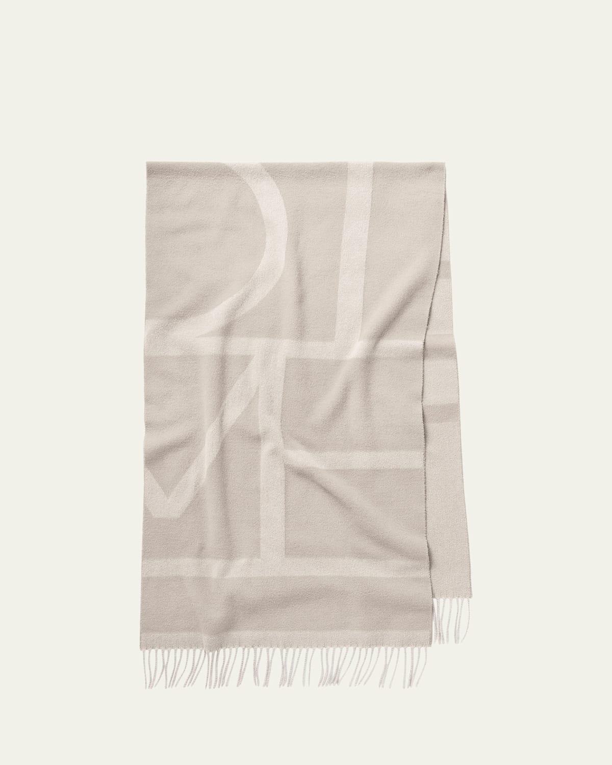 Jacquard Monogram Wool Scarf Product Image