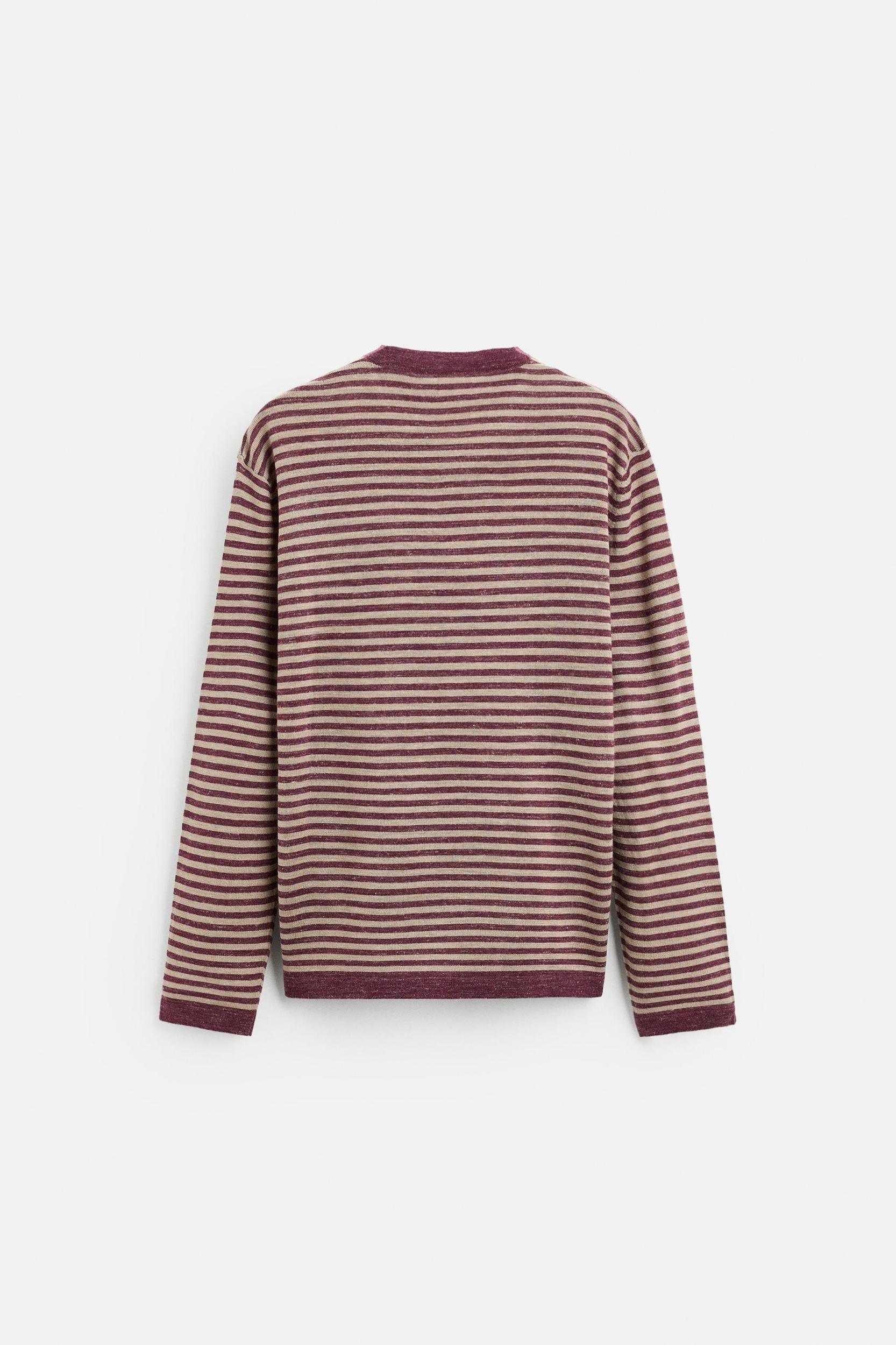 STRIPED JACQUARD SWEATER Product Image