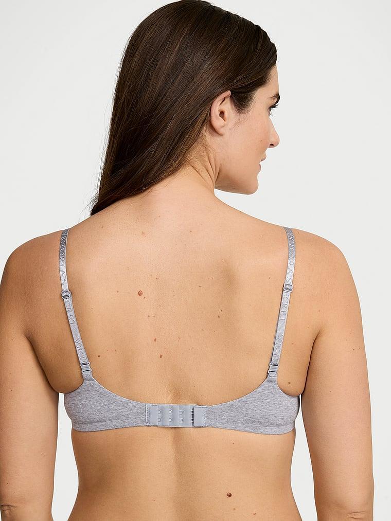 Cotton Logo Hardware Lightly Lined Wireless Bra Product Image