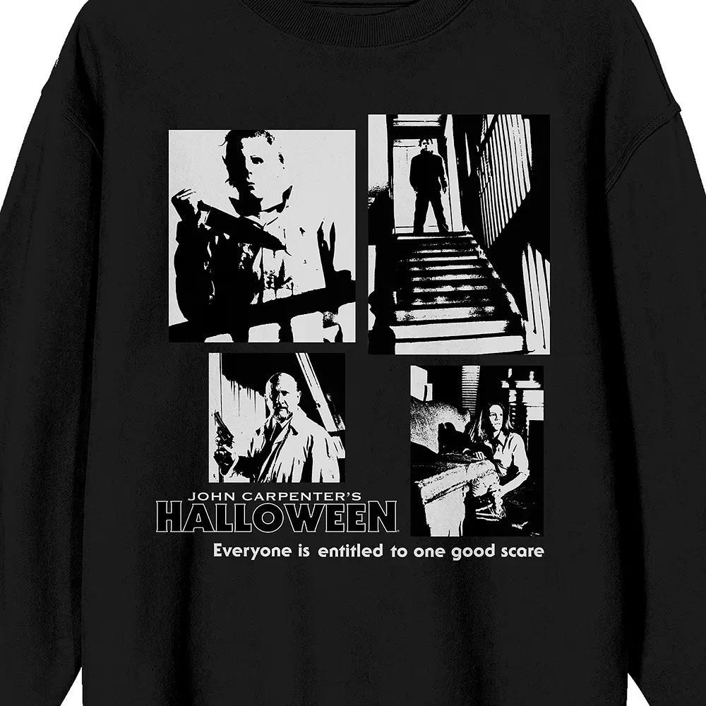 Men's John Carpenter's Halloween Long Sleeve Graphic Tee, Size: Medium, Black Product Image