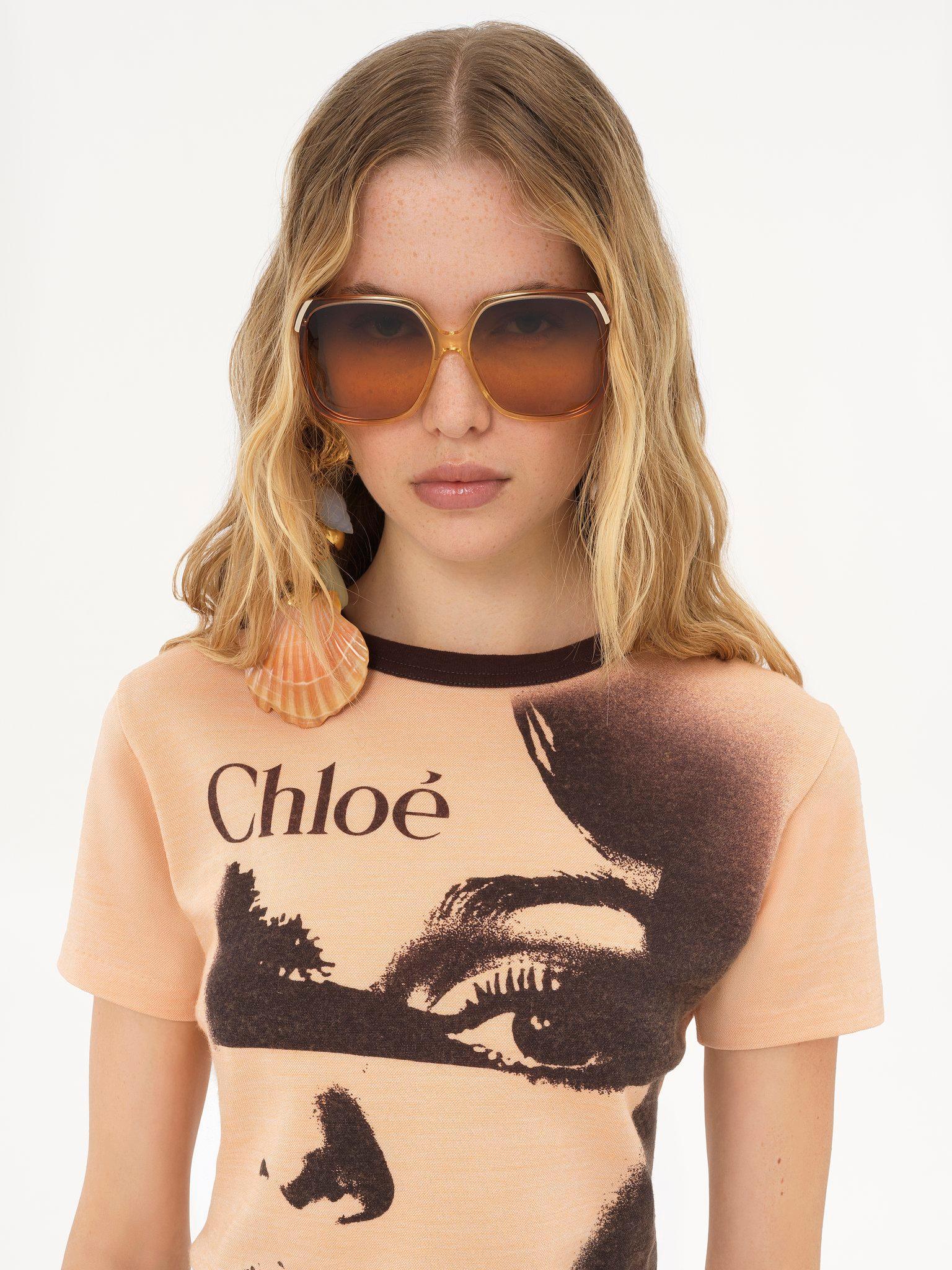 Crew-neck logo T-shirt in cotton jersey Product Image