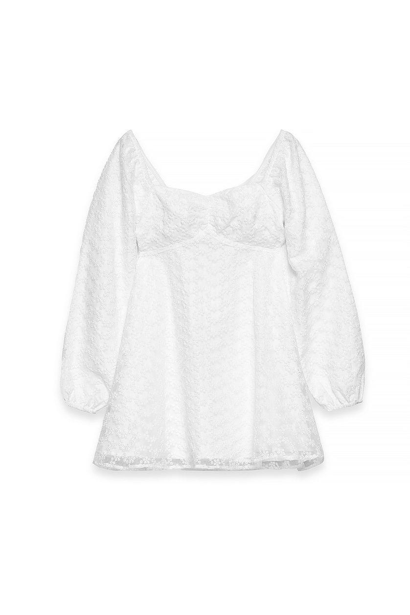 Balloon Sleeve Mini Dress Product Image