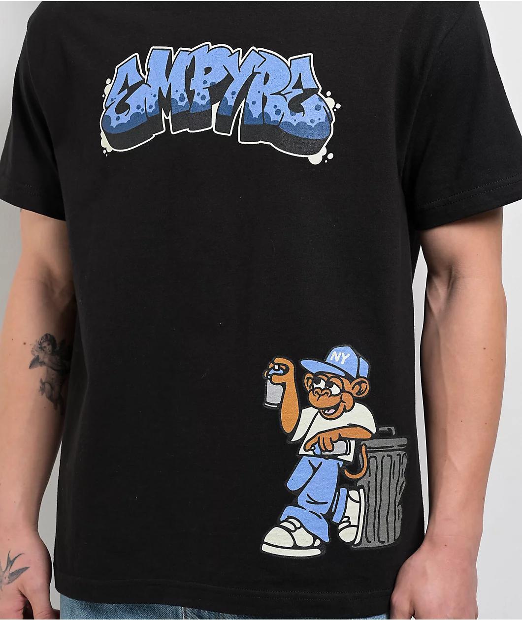 Empyre Graff Scene Black T-Shirt Product Image