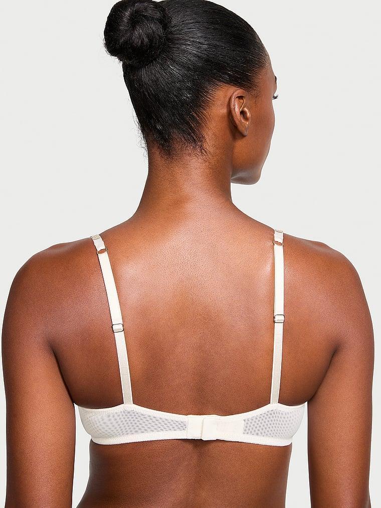 Sheer Shine Unlined Low-Cut Demi Bra Product Image