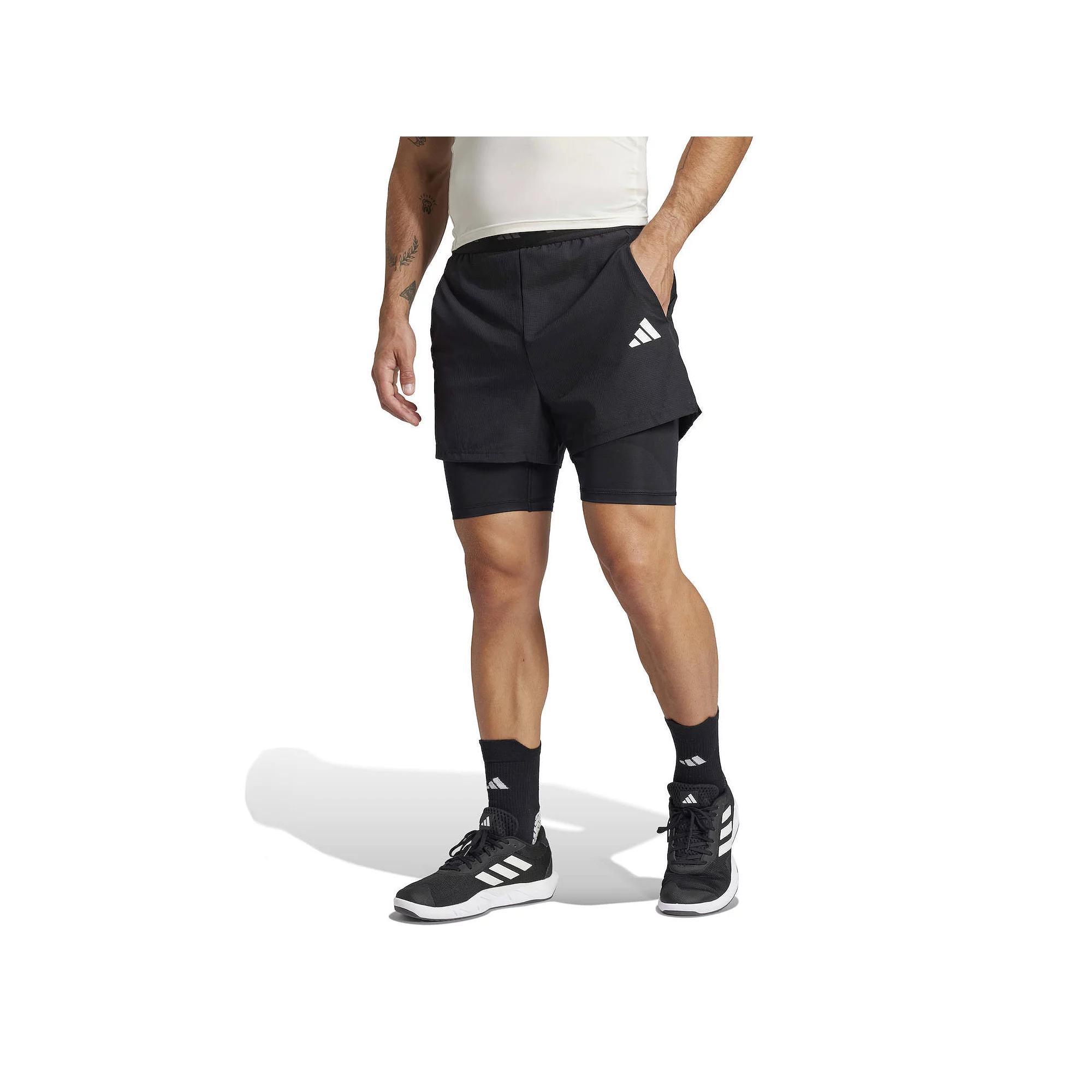 Mens adidas Gym+ 9 Woven Training Shorts Product Image