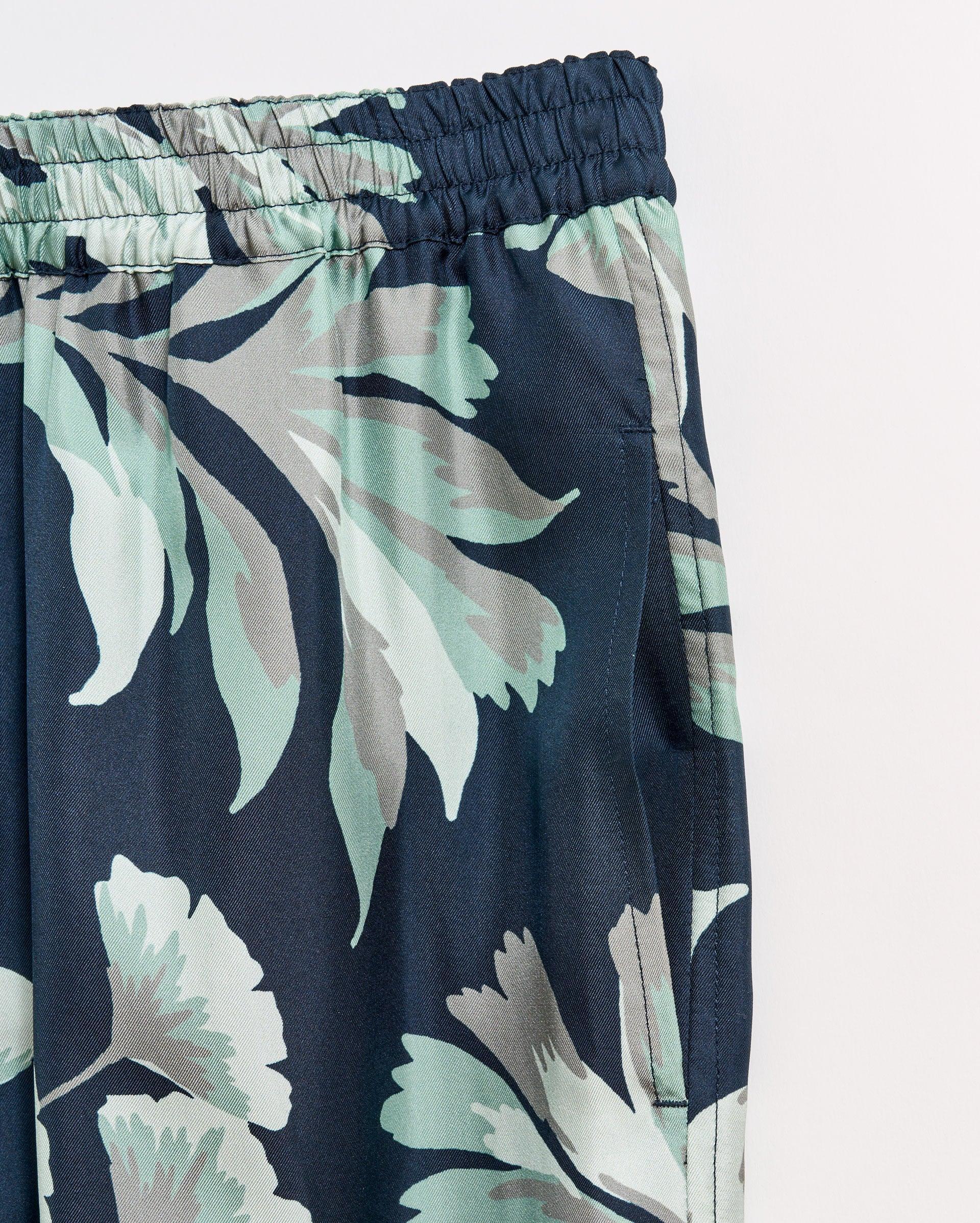 Tropical Oasis Silk Lounge Pant -  Product Image