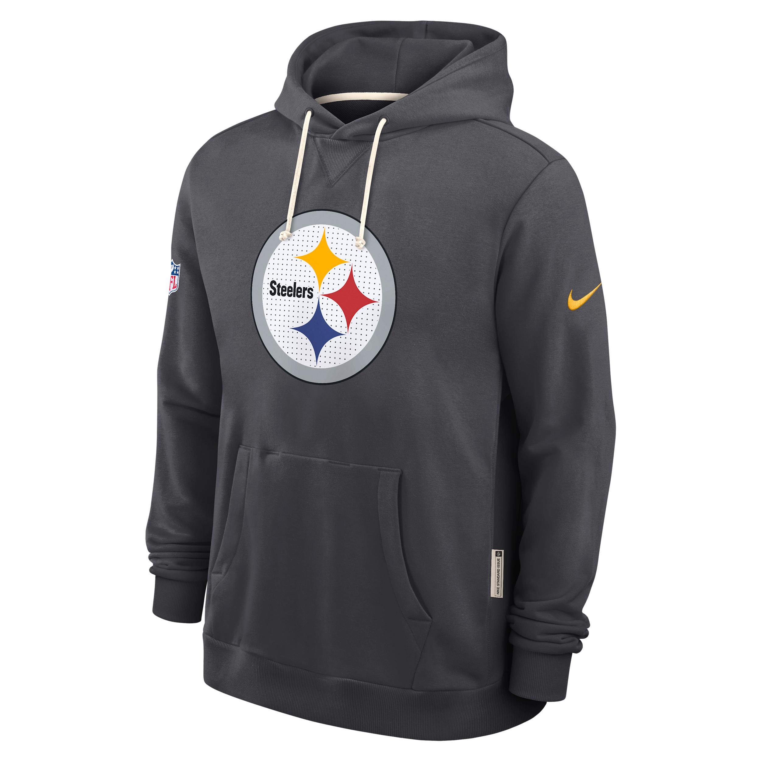 Pittsburgh Steelers Initial Home Sideline Men's Nike Dri-FIT NFL Pullover Hoodie Product Image