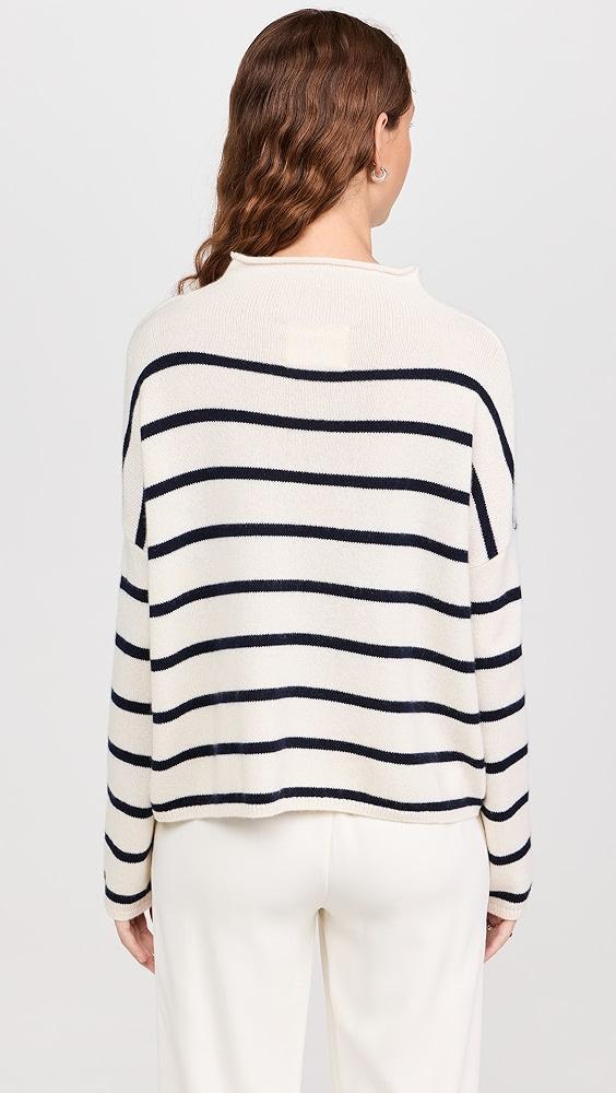 LISA YANG Cashmere Sandy Stripes Sweater | Shopbop Product Image