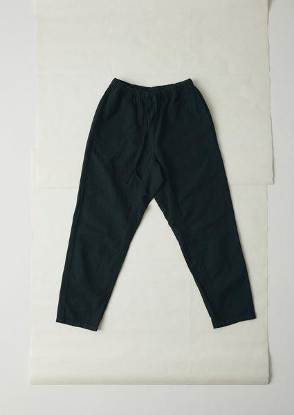 Alfie Garment Dyed Herringbone Pants | Washed Black Product Image