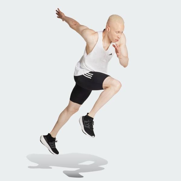 adidas Own The Run Tank Top White S Mens Product Image