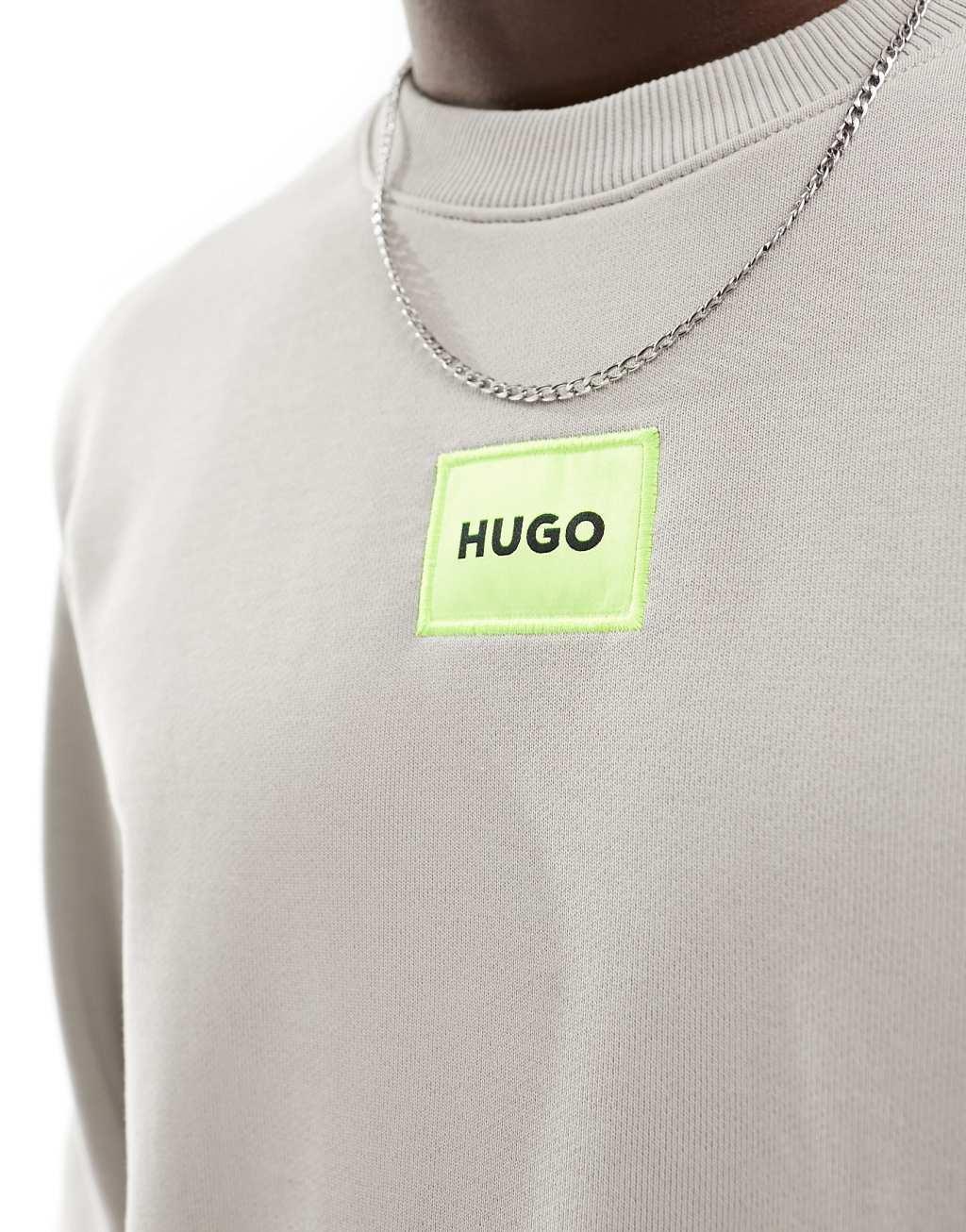 HUGO RED Diragol sweatshirt in gray Product Image