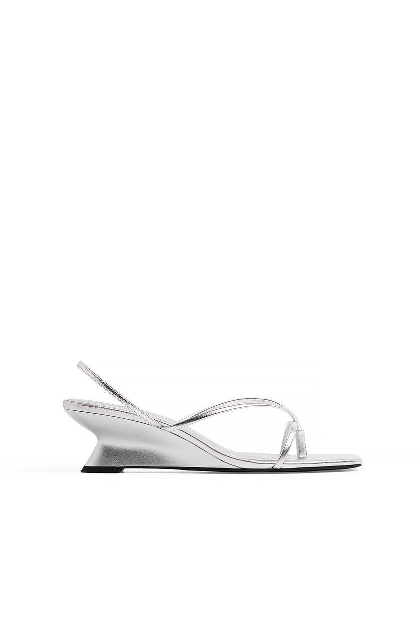 Thong Strap Wedge Heels Product Image