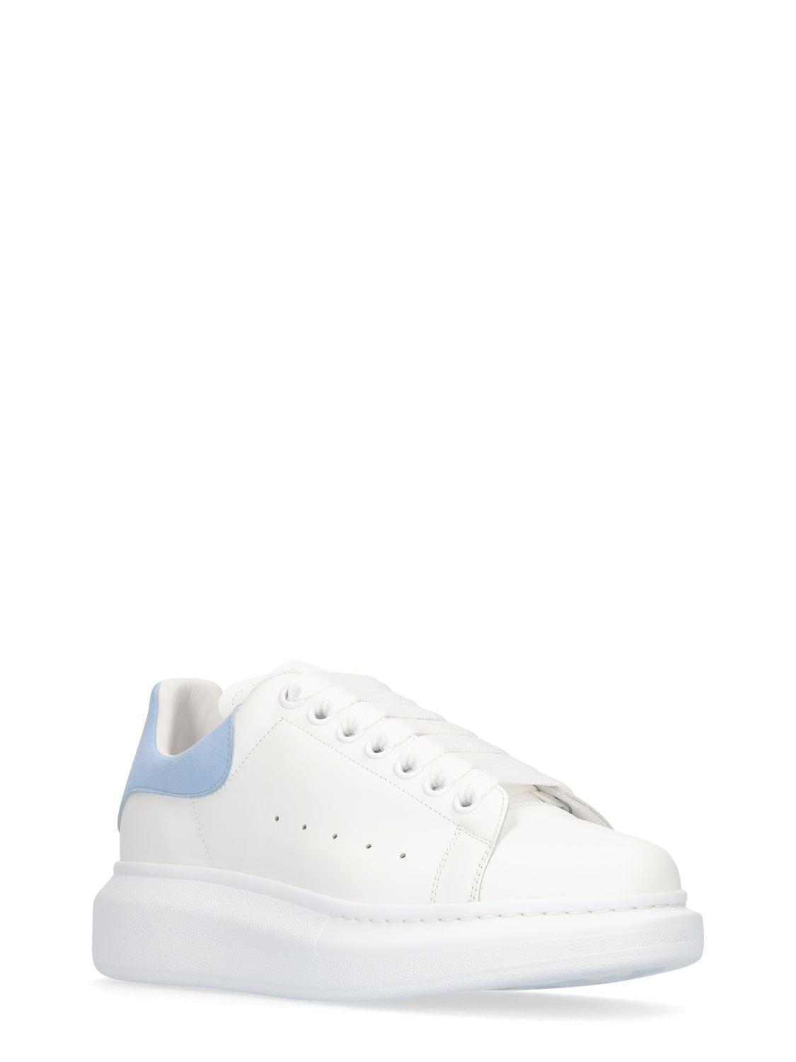 ALEXANDER MCQUEEN Calzature Sneakers Oversize In White,powder Blue Product Image