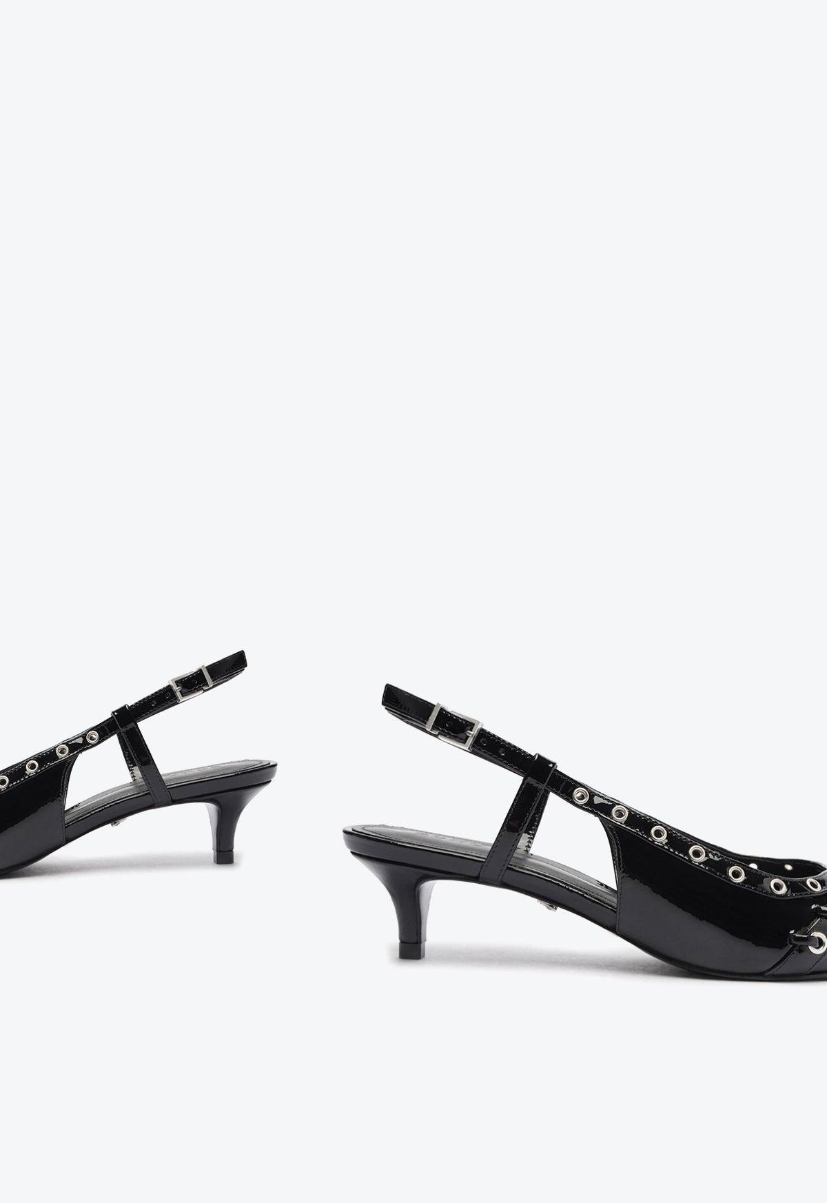Ruth Mid Patent Leather Pump Product Image