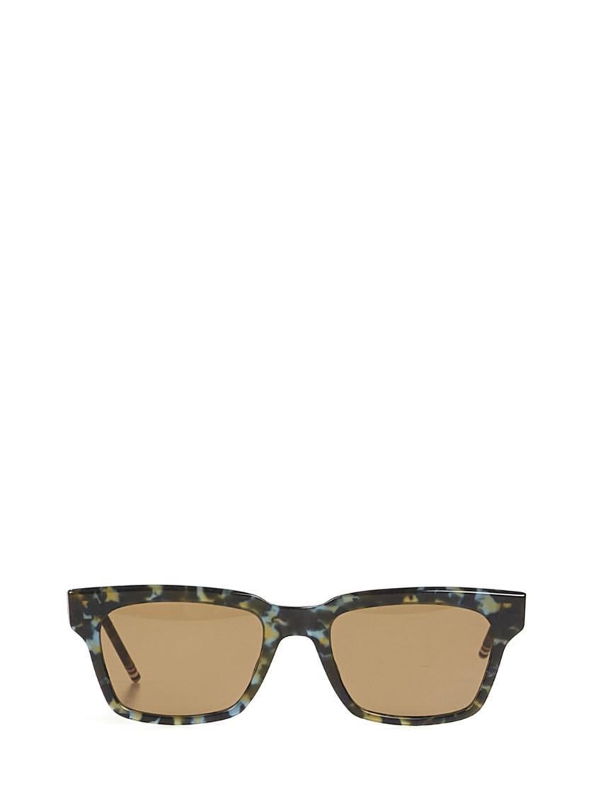 THOM BROWNE Bold Square Sunglasses In Blue Product Image