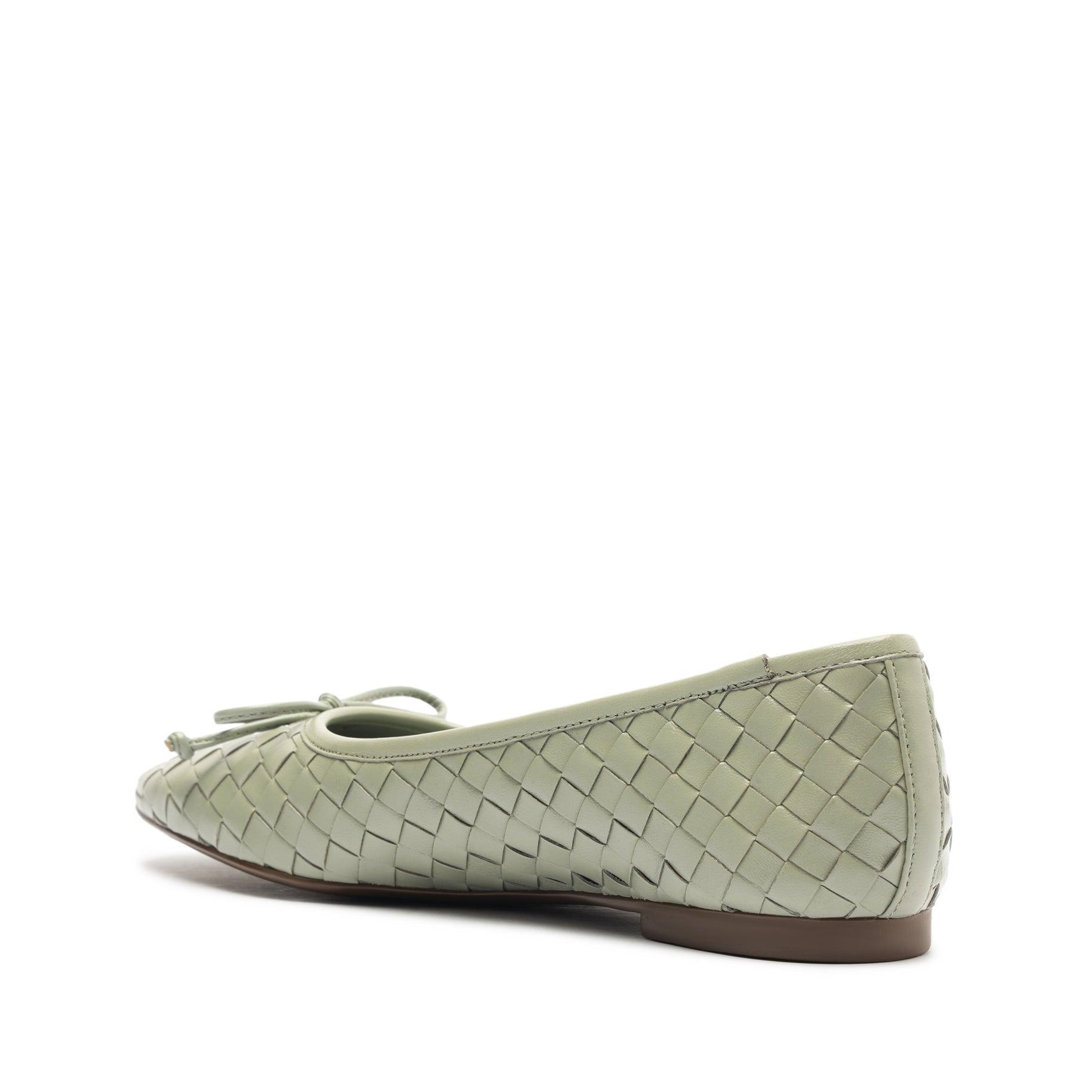 Arissa Woven Leather Flat Product Image
