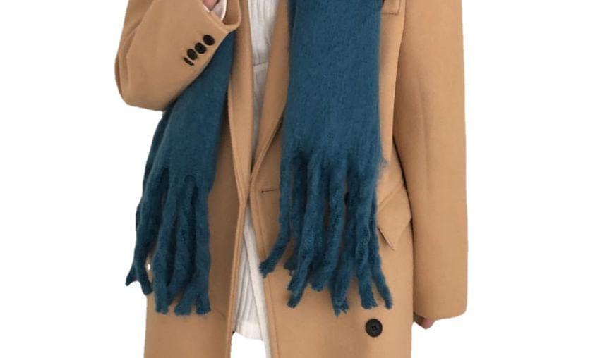 Plain Fringed Scarf Product Image