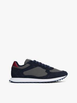 Mixed-Texture Suede Sneaker Product Image